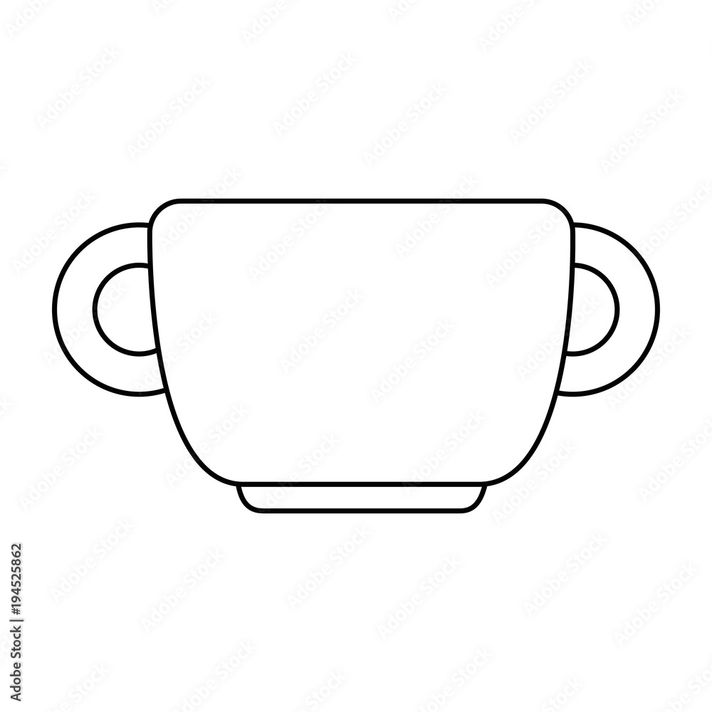cup with two handles vector illustration design cup with two handles vector illustration design