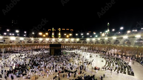 Mekah time lapse Masjidil Haram,Mecca photo