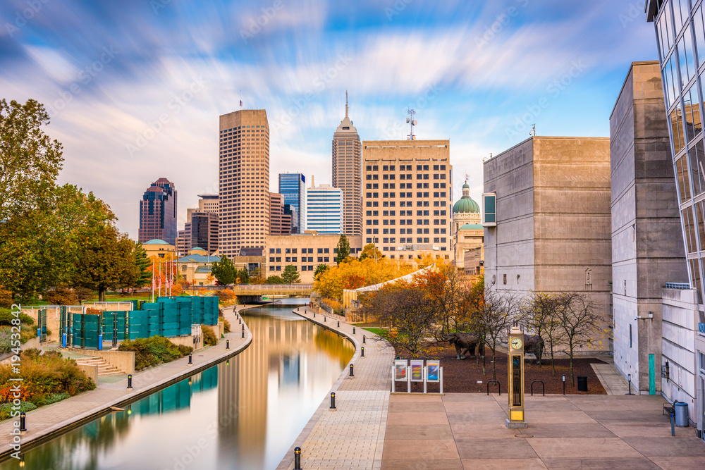 Indianapolis, Indiana, USA Skyline