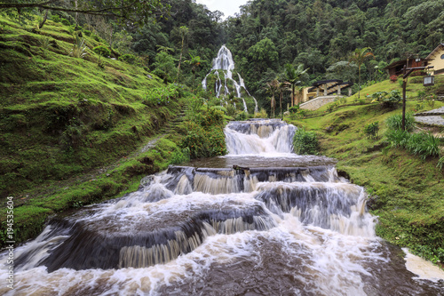 Thermal sources Santa Rosa de Cabal in the coffee zone of Pereira, Colombia photo