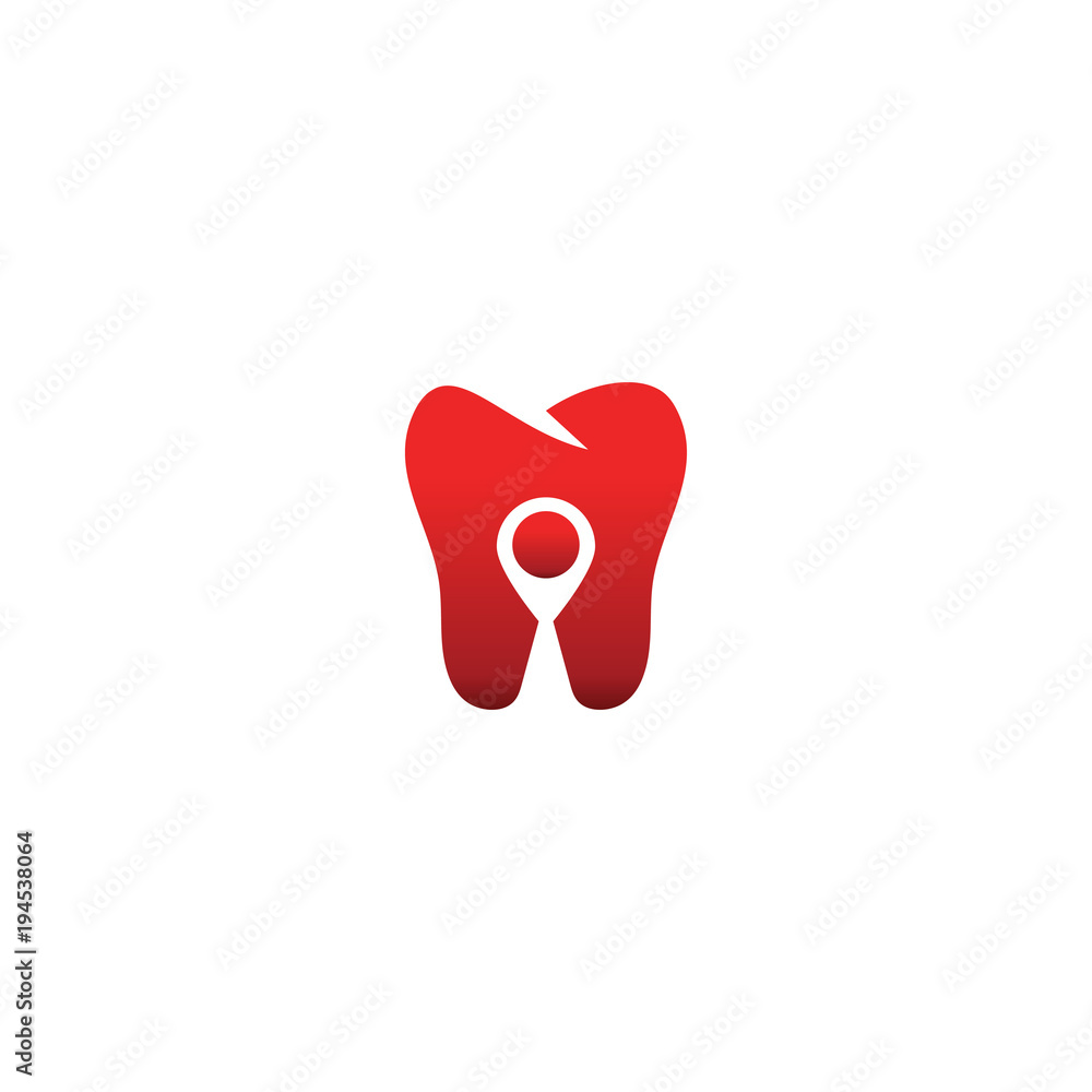 Clean dental tooth logo design template Clean dental tooth logo design template