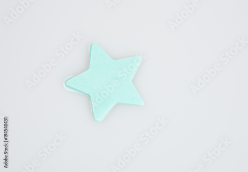 cake decoration or homemade  star  cake decoration on a background.