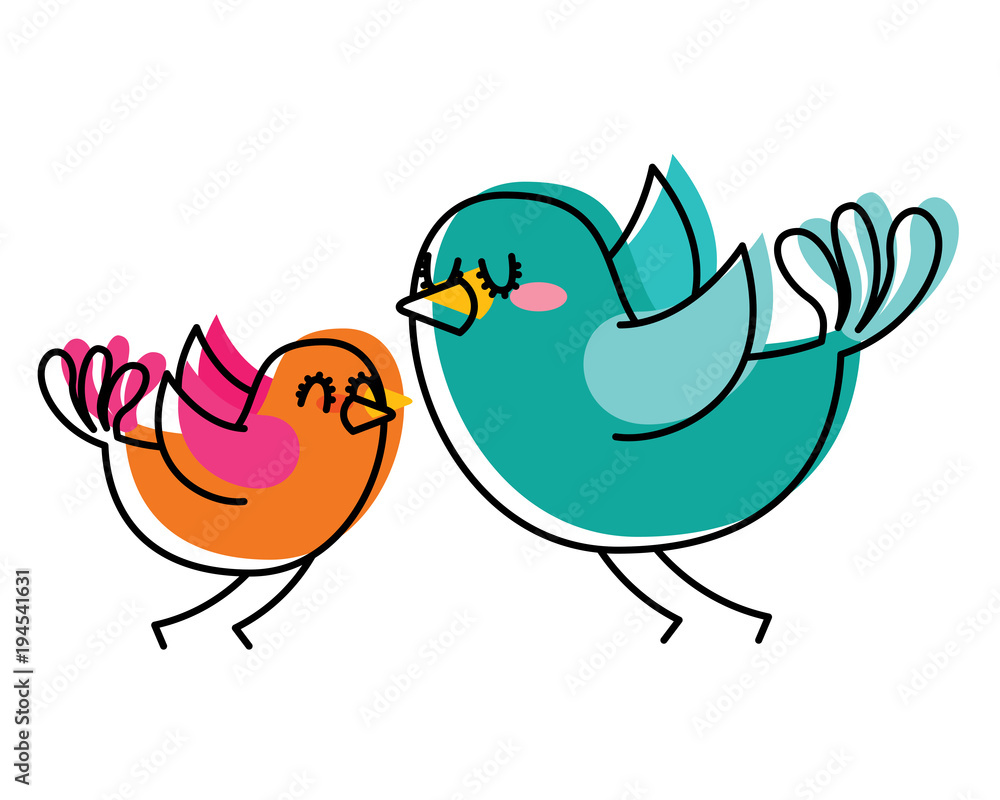beautiful flying birds lovely animal vector illustration beautiful flying birds lovely animal vector illustration