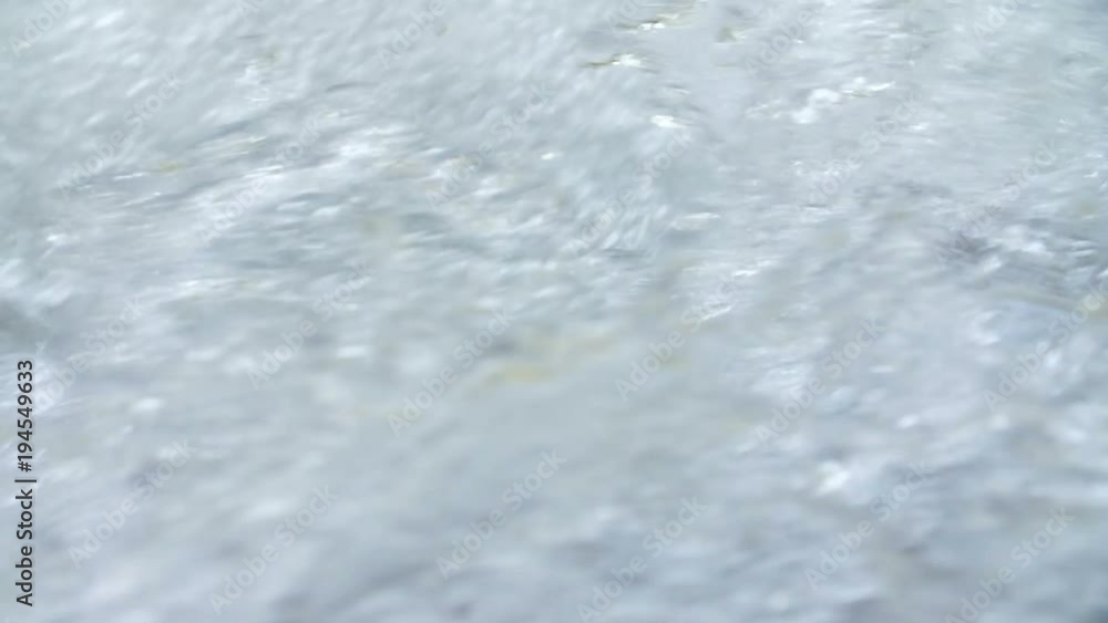 Slow motion of river water Slow motion of river water