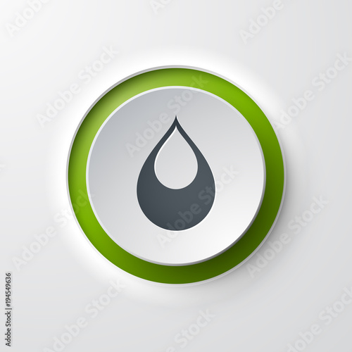 icône bouton goutte eau