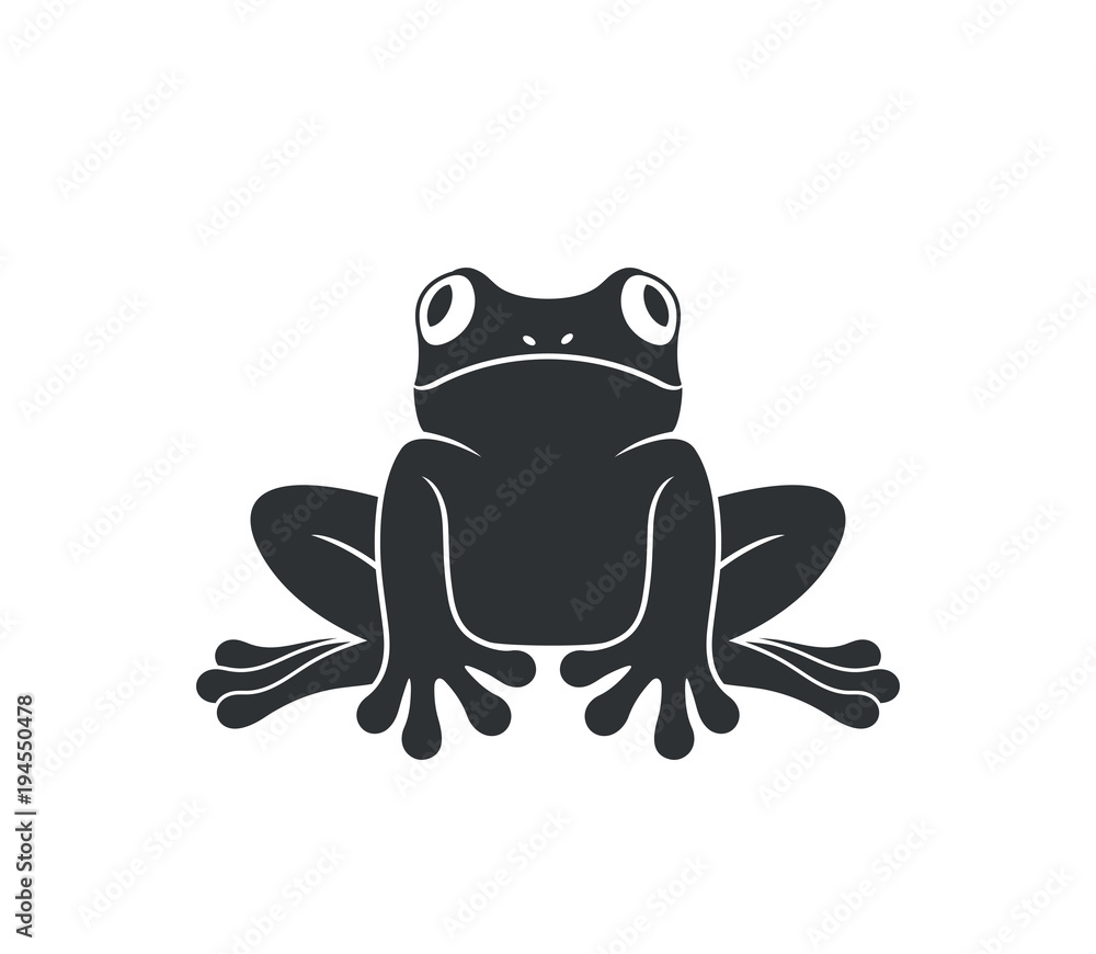 Obraz premium Red eye frog. Tree frog. Isolated frog on white background