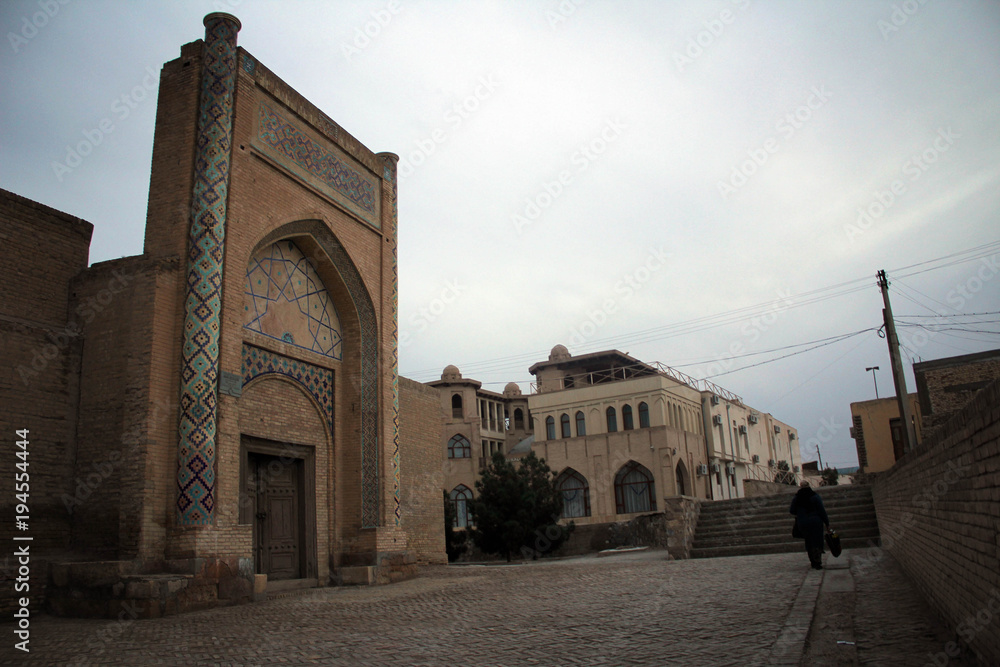 Fototapeta premium Ancient architecture of Bukhara old town streets, Uzbekistan