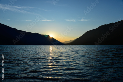Lake Crescent Sunset