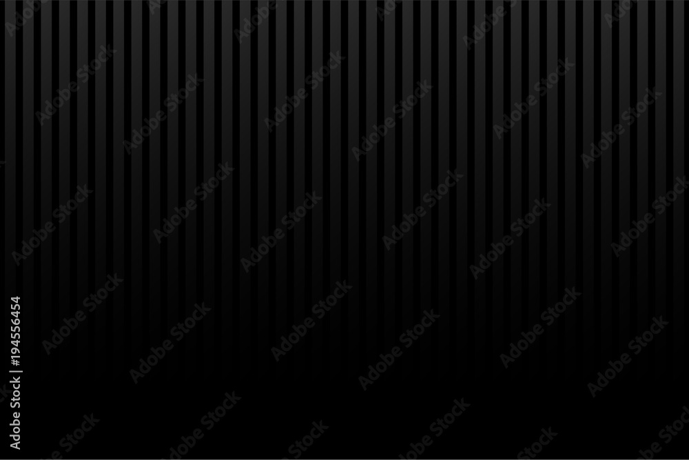 Obraz premium Black lighting background with vertical stripes. Vector abstract background