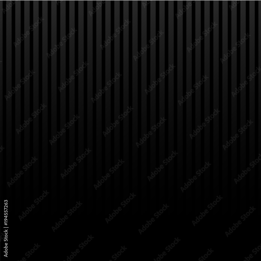 Obraz premium Black lighting background with vertical stripes. Vector abstract background
