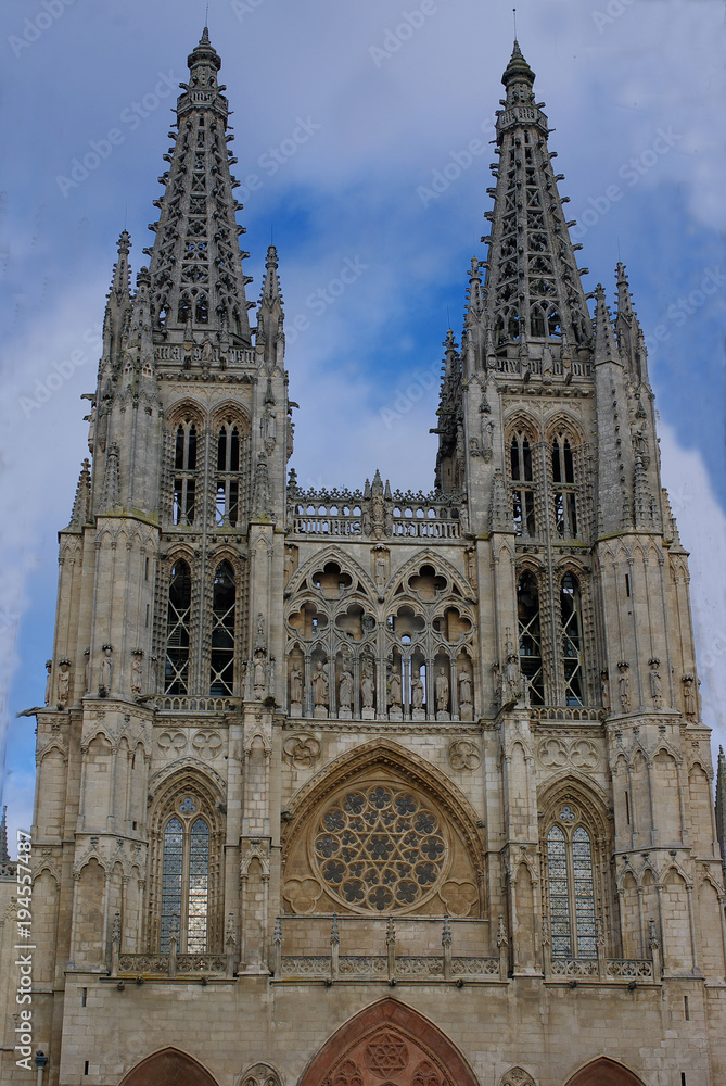 Gothic Burgos Cathedral of Saint Mary, Spain