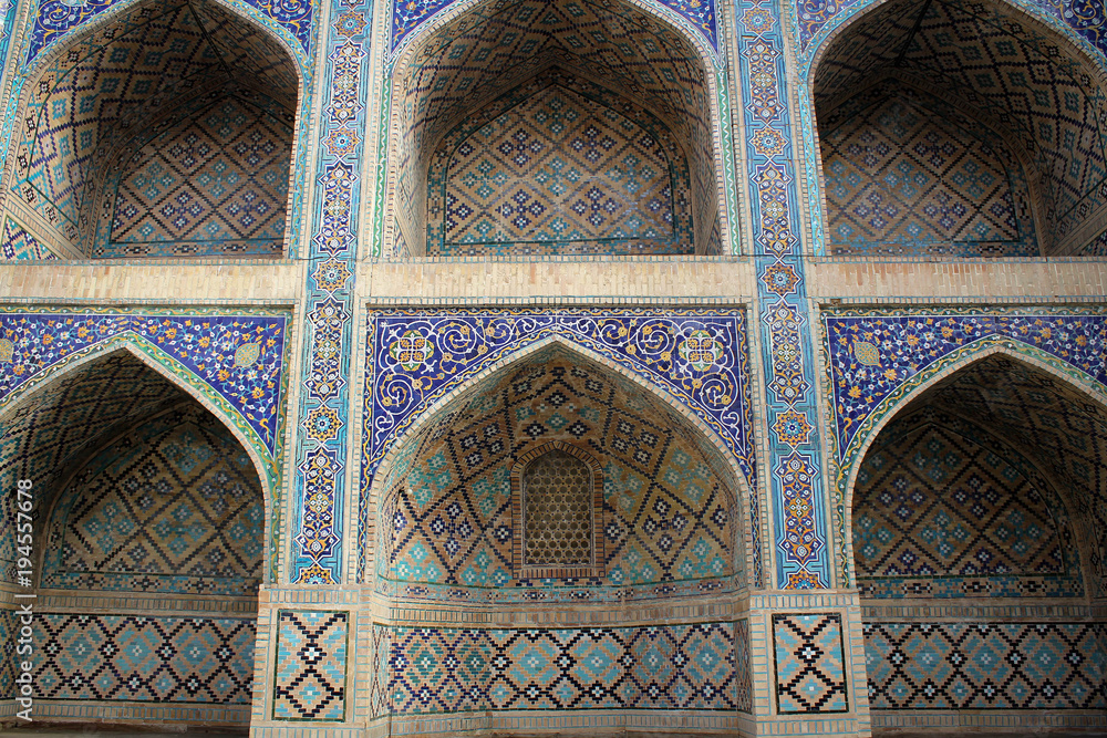 Nadir Divan-Beghi Madrasa, Lyab-i Hauz place of ancient Bukhara, Uzbekistan