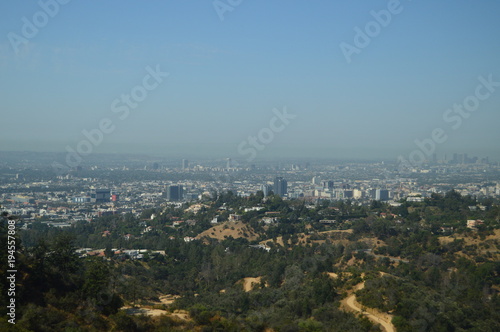 Views Of Los Angeles From The Griffith Observatory In The South Area Of The Hollywood Mountain. July 7  2017. Hollywood Los Angeles California. USA. EEUU.