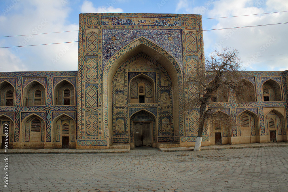 Qosh Madrasa complex in Bukhara, Uzbekistan