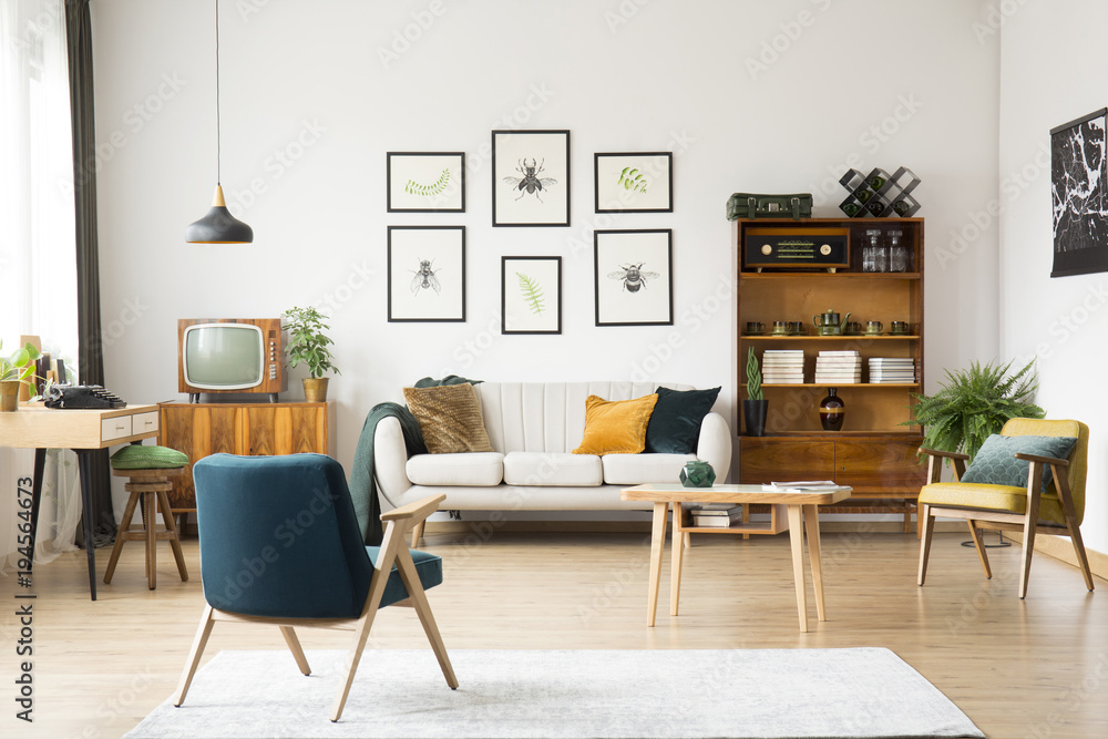 Flat in retro style Flat in retro style