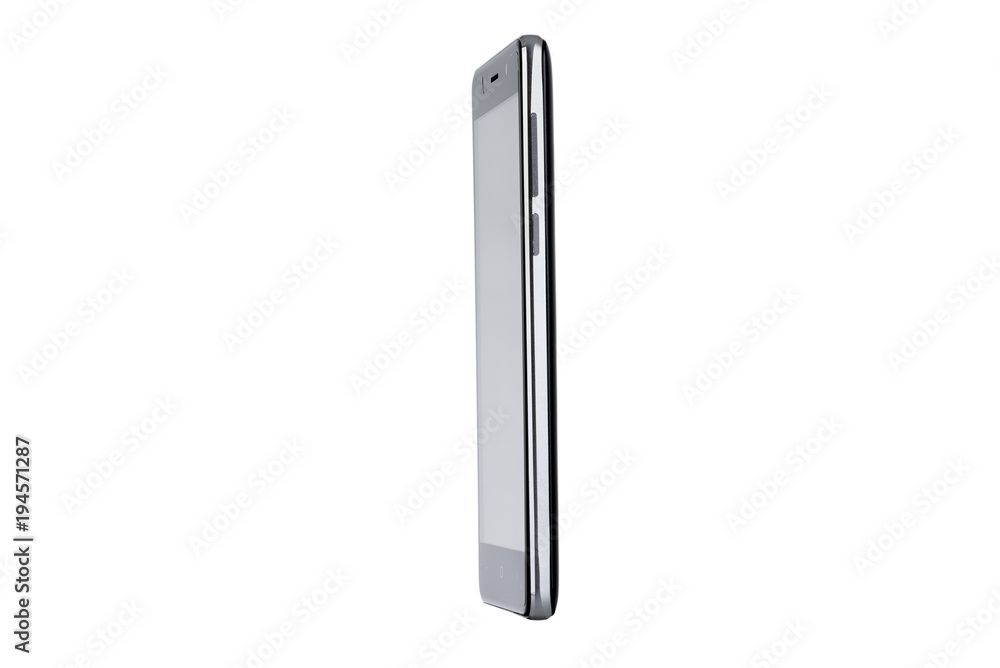 Black screen of smartphone isolated on white background Black screen of smartphone isolated on white background