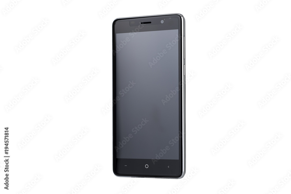Black screen of smartphone isolated on white background Black screen of smartphone isolated on white background