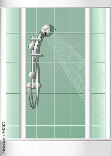 Bathroom shower interior