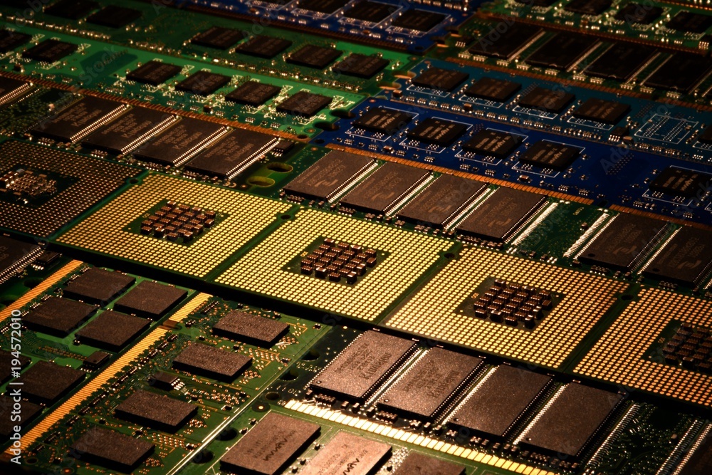 Computer Processor and memory modules, Background Computer Processor and memory modules, Background