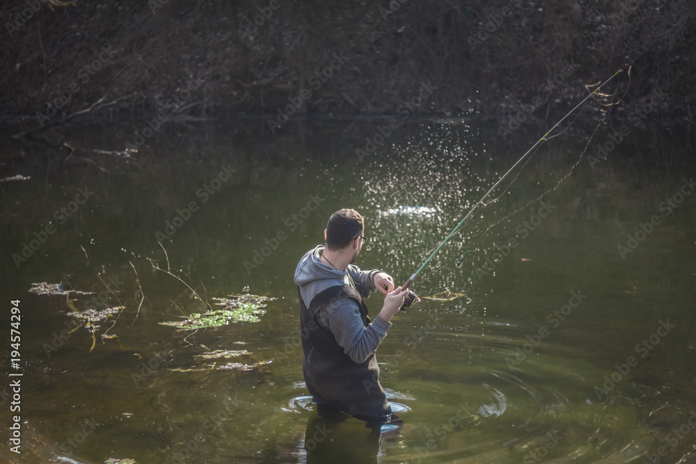The fisherman caught the fish The fisherman caught the fish