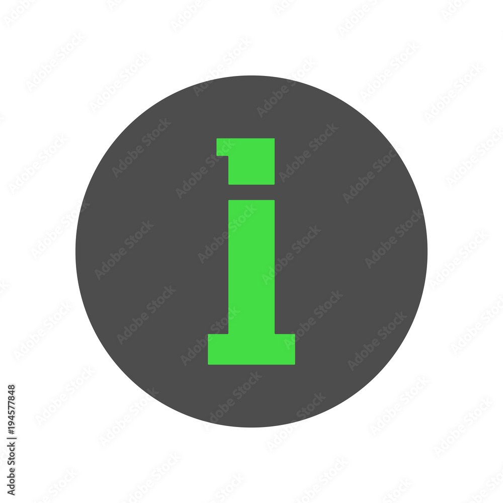 Info button. Vector icon. Info button. Vector icon.