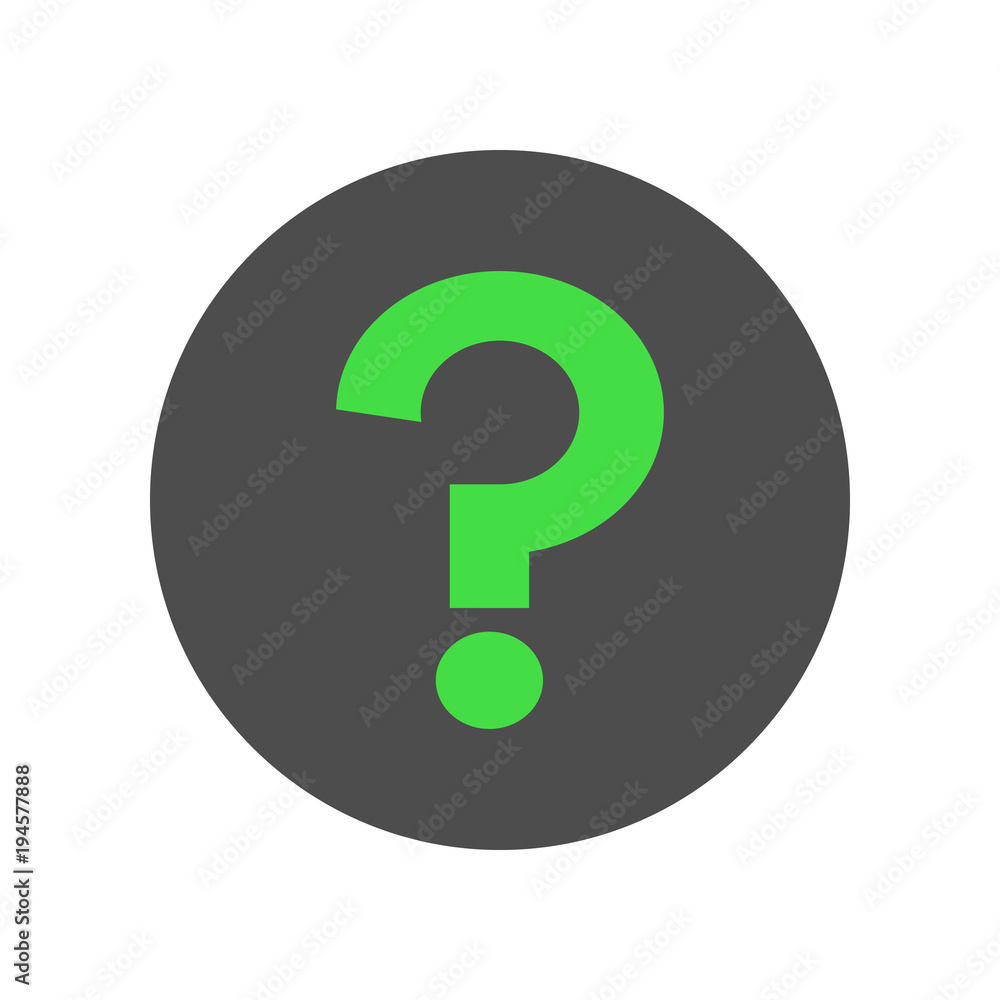 FAQ button. Question mark symbol. Vector icon. FAQ button. Question mark symbol. Vector icon.
