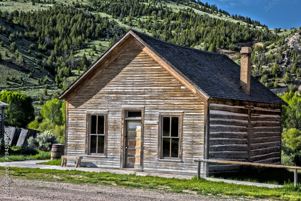 House in Bannack, Montana a restored abandoned mining town House in Bannack, Montana a restored abandoned mining town