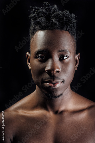 African American man with dreadlocks