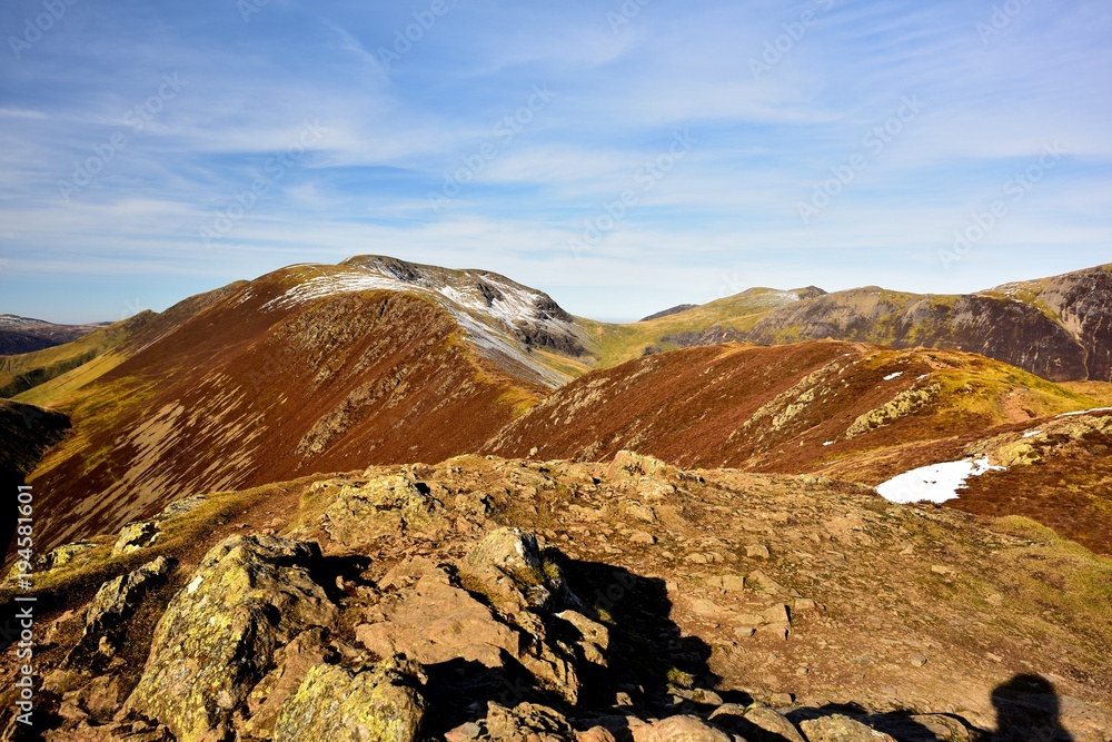 Coledale Horseshoe from causey Pike