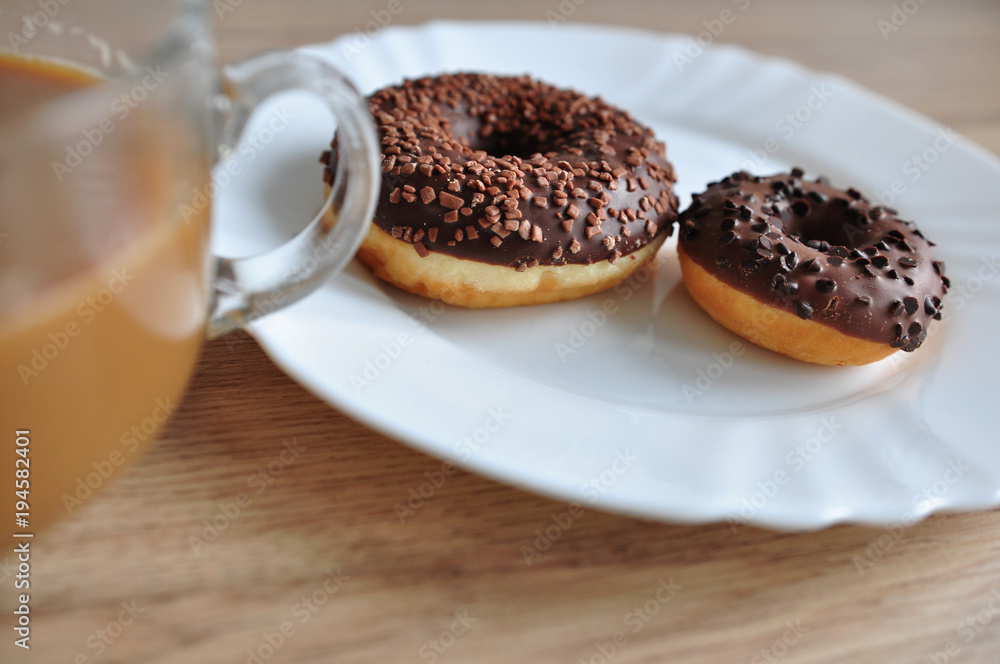 delicious coffee and delicious donuts delicious coffee and delicious donuts