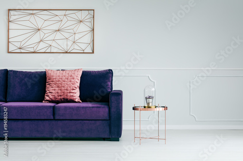 Sofa and side table