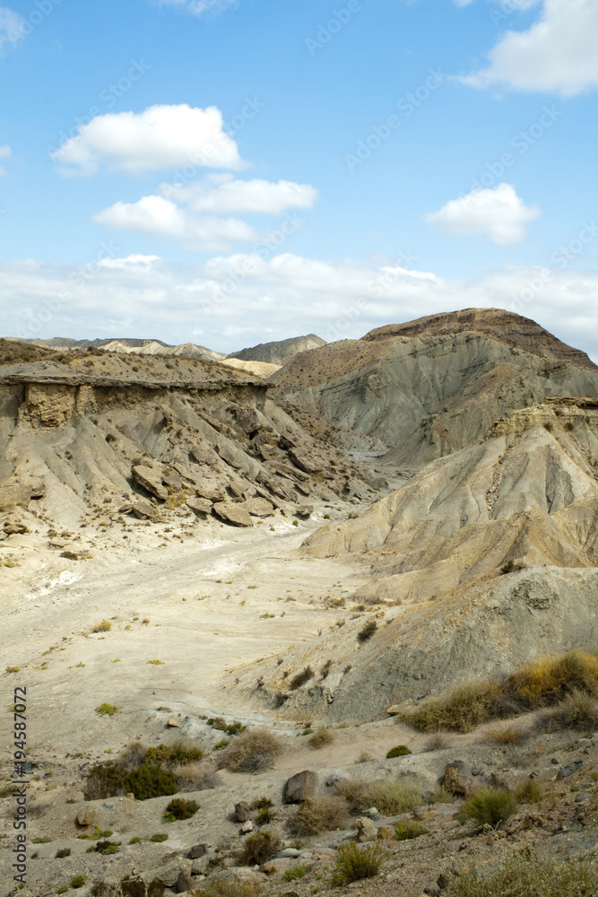 Desert Tabernas. landscape