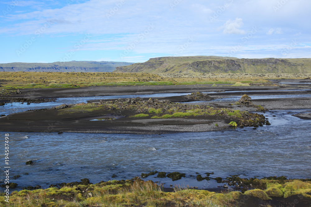 Unusual Icelandic landscape