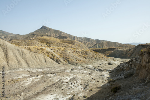 Desert Tabernas. landscape