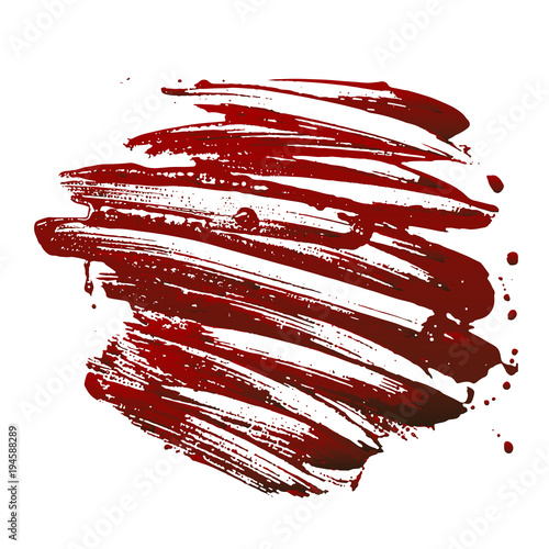 collection various blood or paint splatters,Halloween concept	