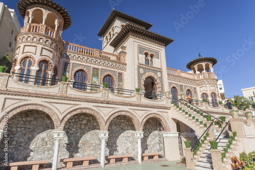 Architecture, monument building, house, casa de los navajas,neo-mudejar style in Torremolinos,Spain. © joan_bautista