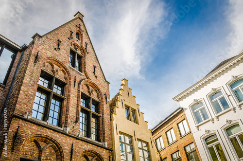 Traditional Belgian facades