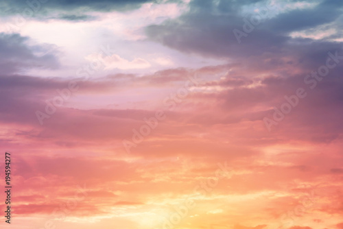sun and cloud background with a pastel color       © chachamp