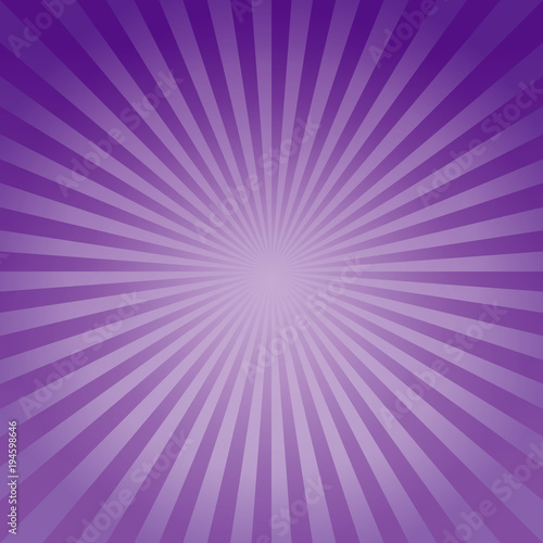 Abstract background. Soft Purple Violet gradient rays background. Vector