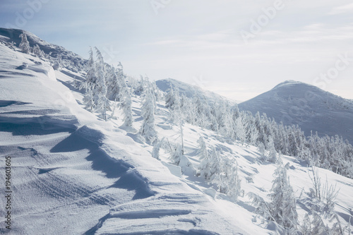 White hill of winter Gorgany mountains © LIGHTFIELD STUDIOS