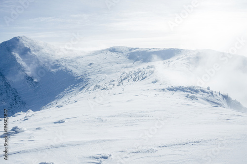 High Gorgany mountains during winter blizzard © LIGHTFIELD STUDIOS