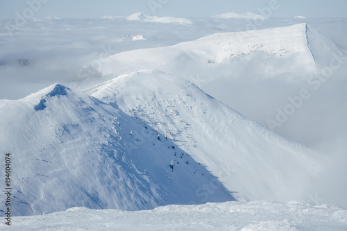 High Gorgany mountains during winter blizzard © LIGHTFIELD STUDIOS