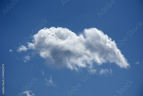青空と雲「空想・雲のモンスターたち」口から吐き出す、唾をはく、息を吹きかけるなどのイメージなど