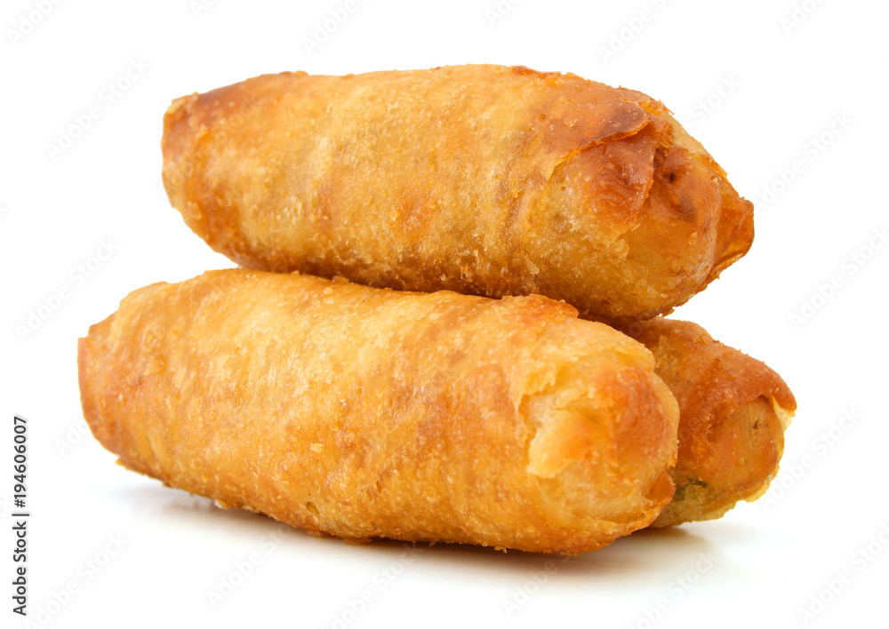 Vegetable spring rolls. Vegetable spring rolls.