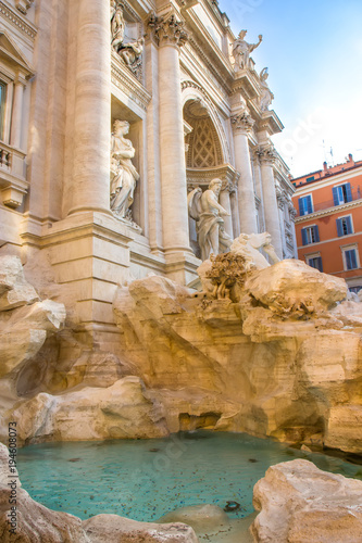 Trevi fountain in Rome  Italy