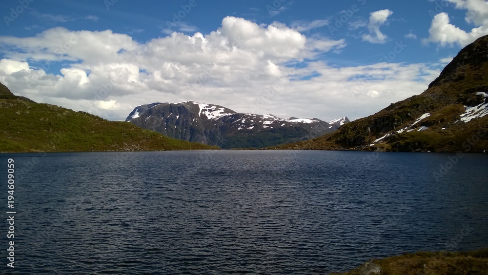 Lake and fjord view
