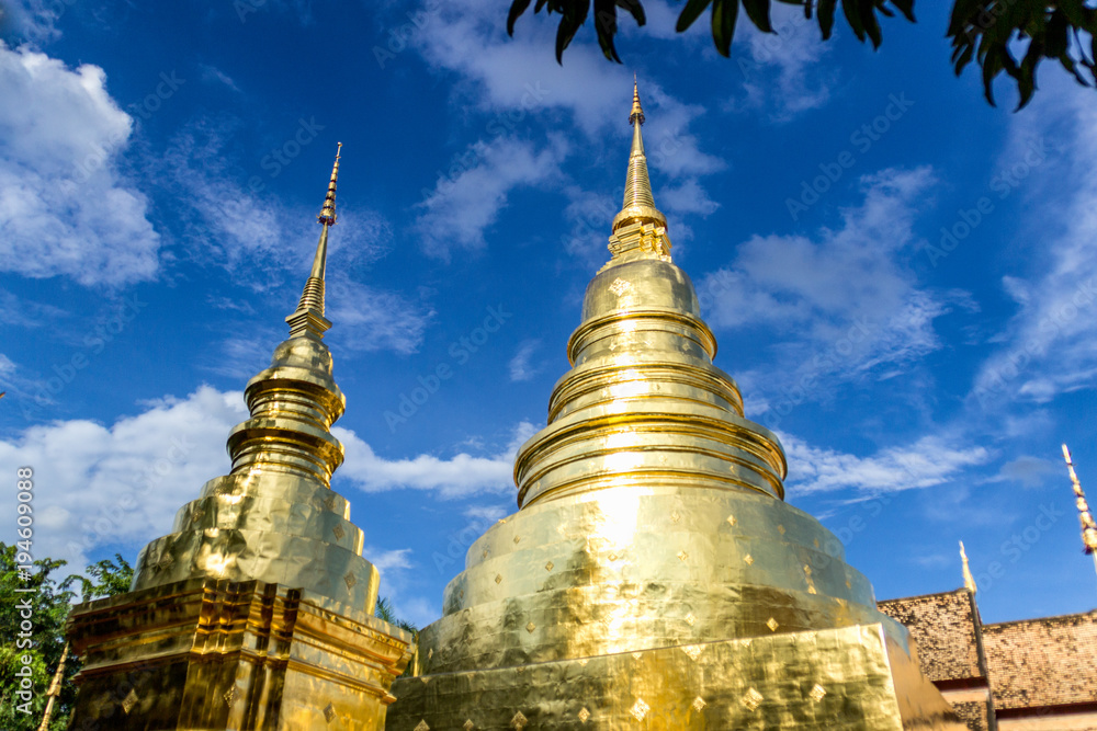 Naklejka premium Beautiful temple in Thailand.