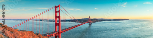 Canvas Print Golden Gate bridge, San Francisco California