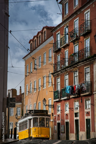 LISBON, PORTUGAL - January 28, 2011: A view of the Alfama neighbourhood