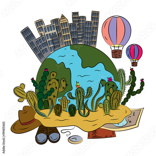 A trip to America in a hot air balloon